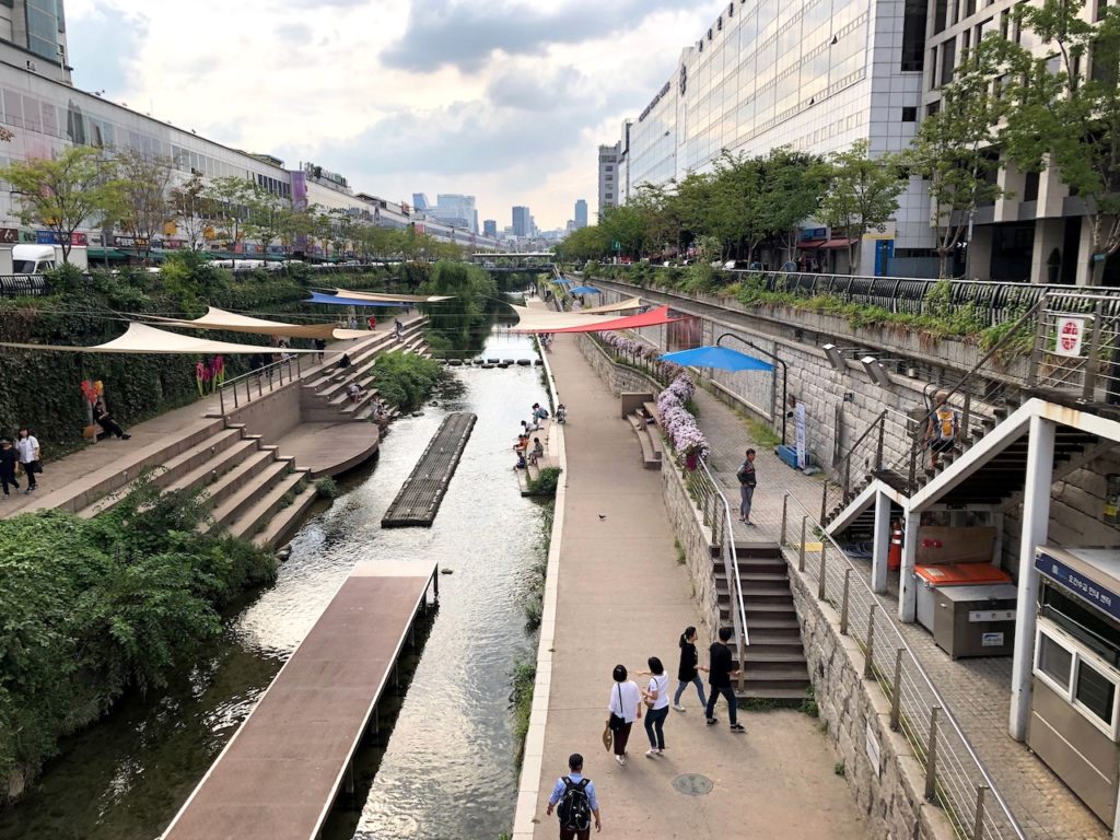 Cheonggyecheon River revitalisation, Seoul, South Korea